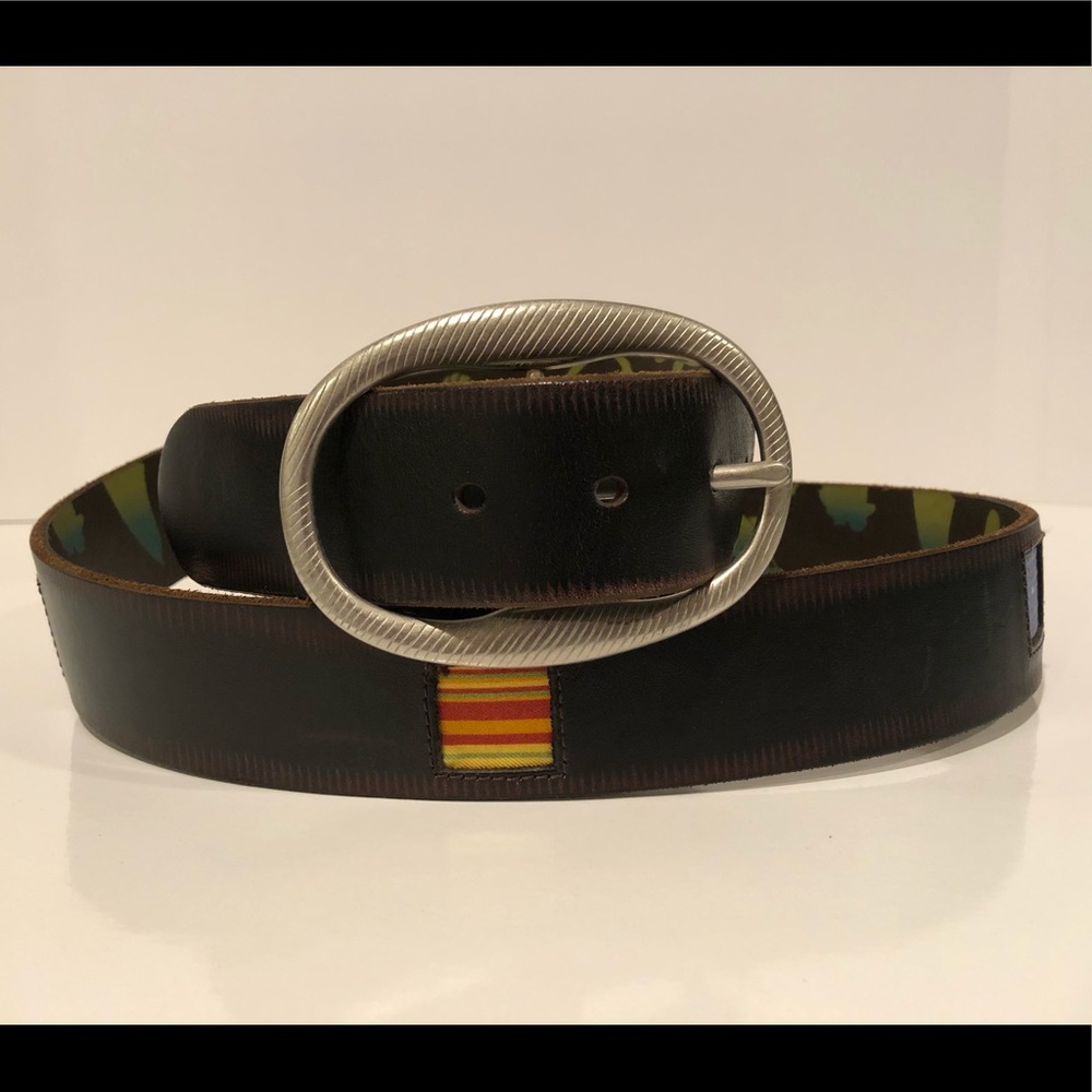Robert Graham Belt with Fabric Detailing